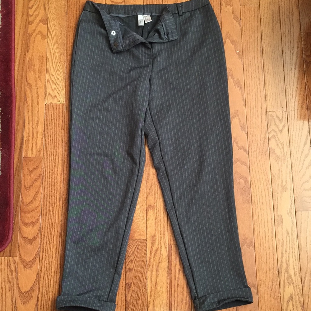 Forever 21 Pinstripe trousers.